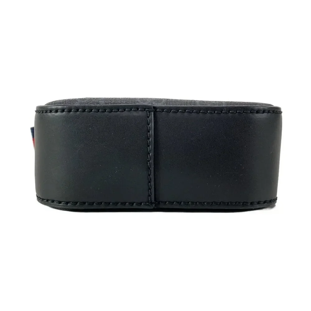 GUCCI GG Supreme Messenger Bag Black Gray Multi PVC Leather - 762-073125 - Picture 5 of 14